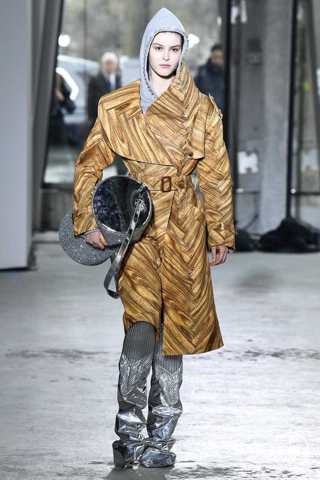 Fashion Week New York Fall/Winter 2020 look 13 from the Area collection 女装