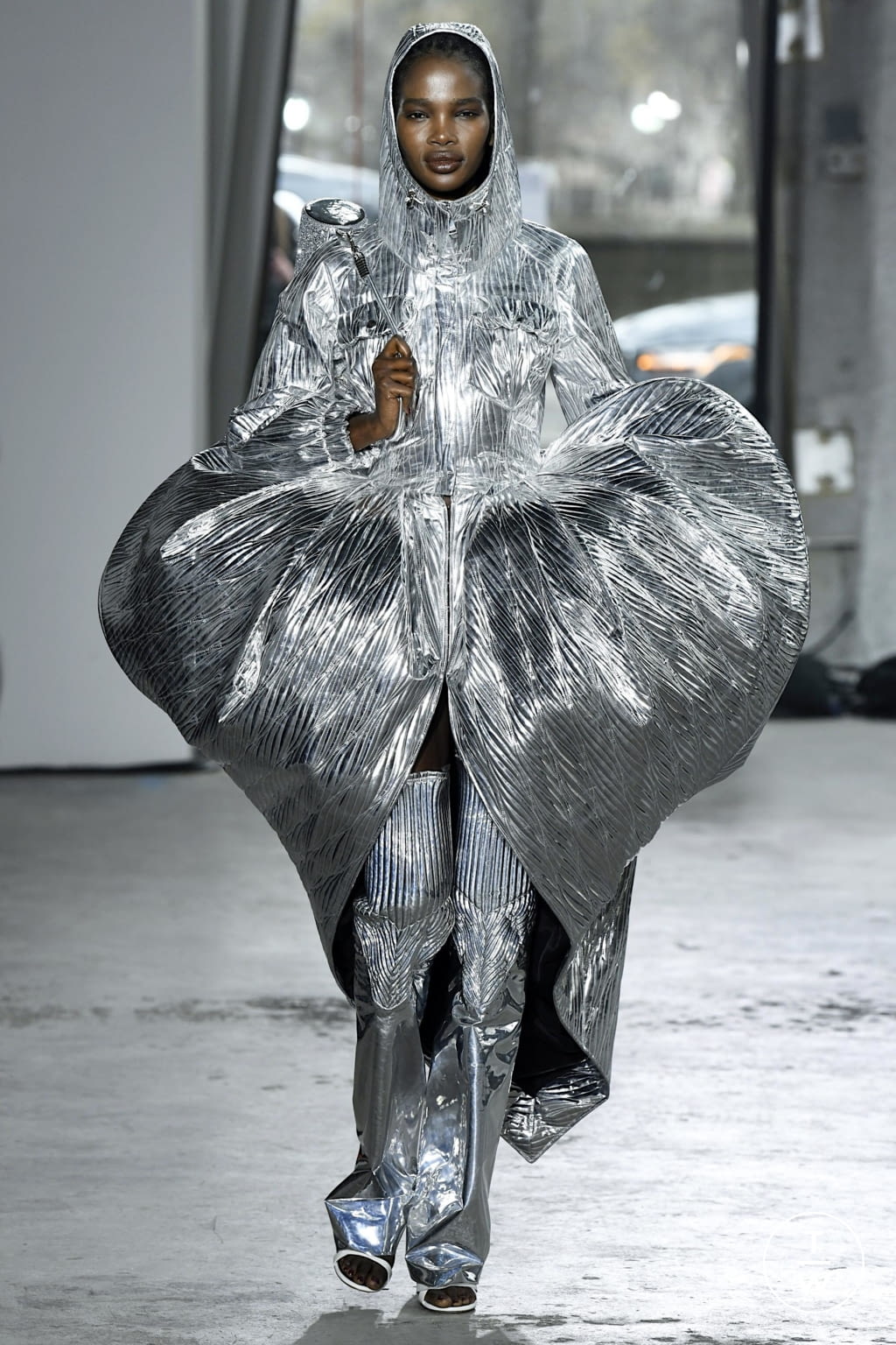Fashion Week New York Fall/Winter 2020 look 14 from the Area collection 女装