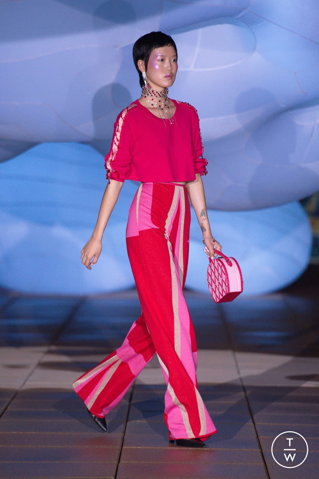 Fashion Week New York Spring/Summer 2019 look 8 from the Area collection womenswear