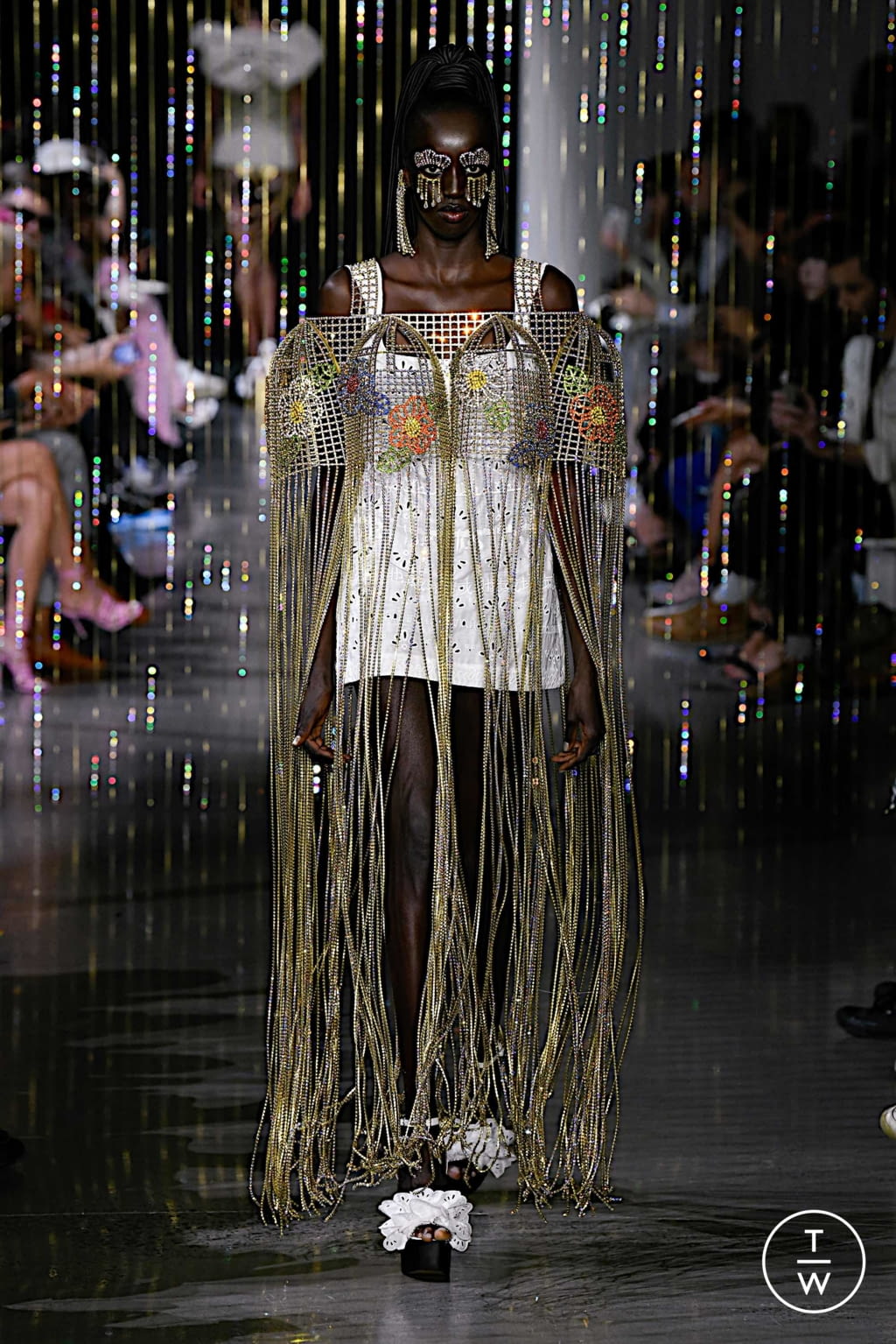 Fashion Week New York Spring/Summer 2020 look 7 from the Area collection 女装
