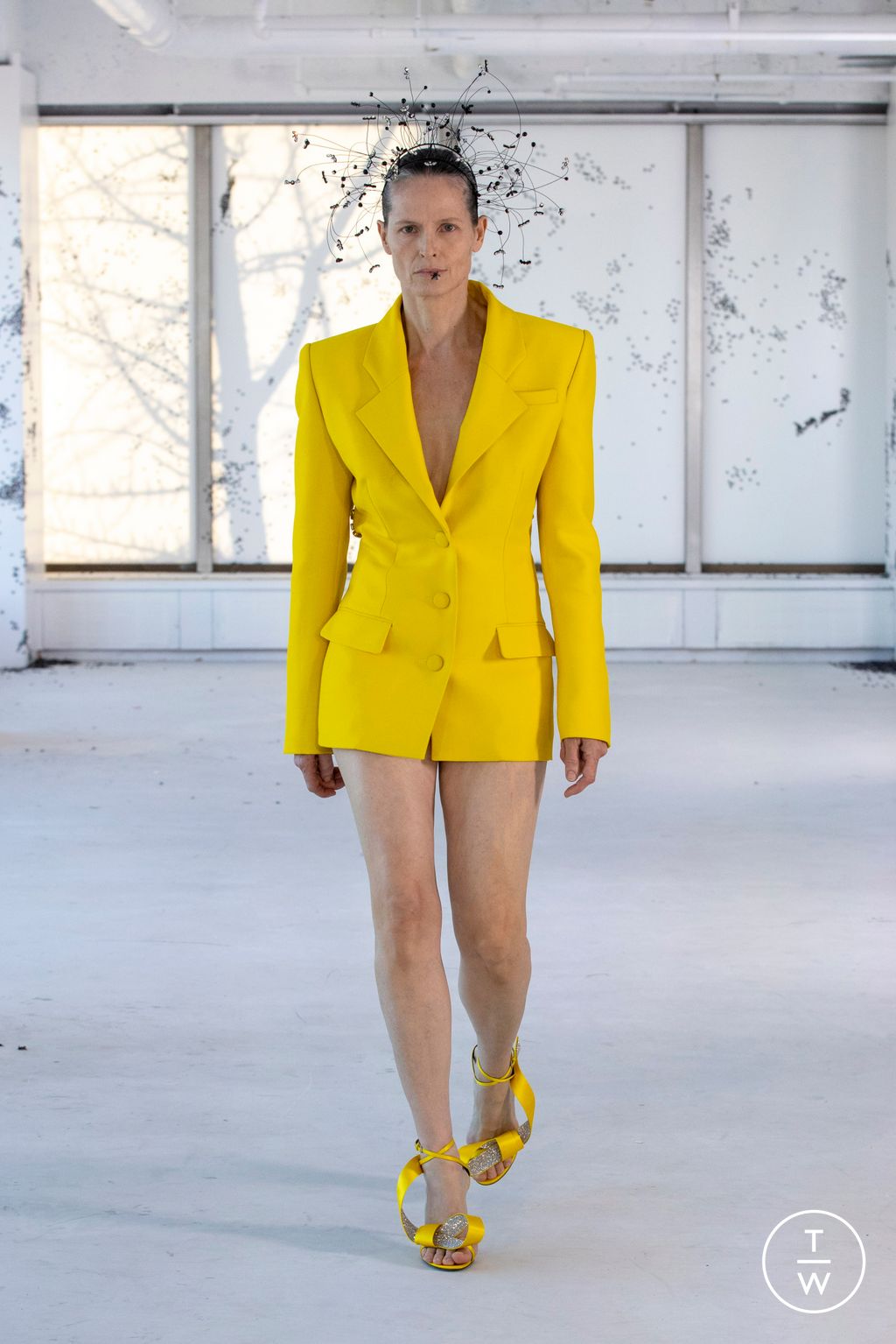 Fashion Week New York Spring/Summer 2023 look 6 from the Area collection womenswear