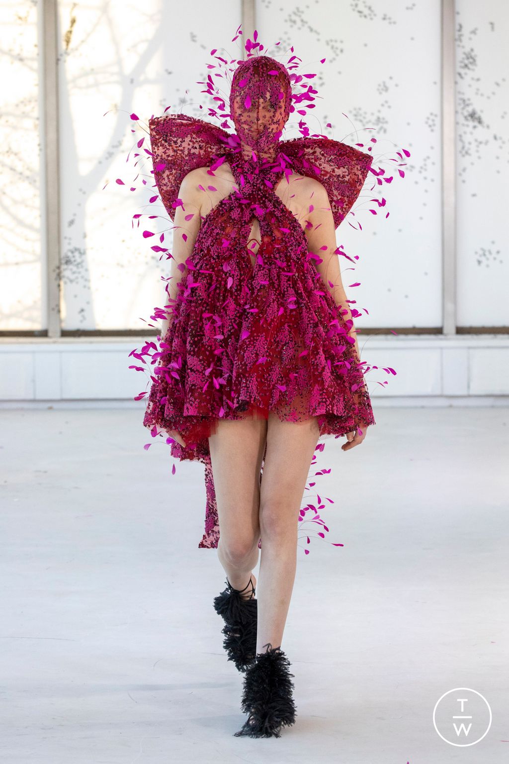 Fashion Week New York Spring/Summer 2023 look 12 from the Area collection womenswear