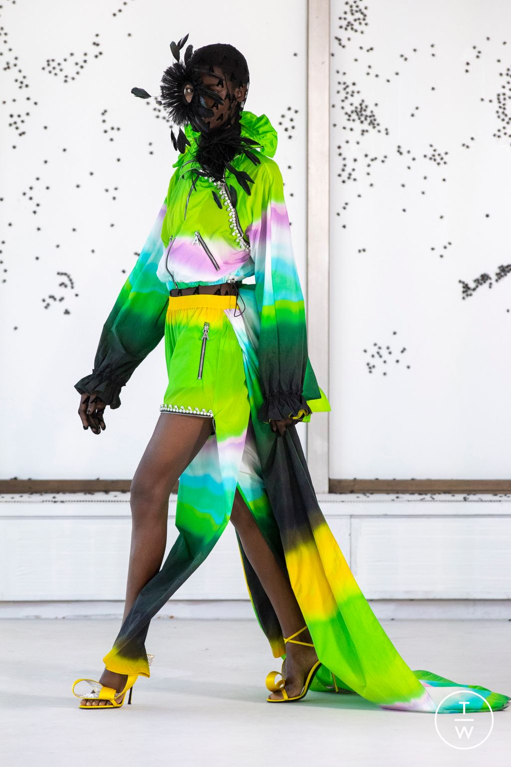 Fashion Week New York Spring/Summer 2023 look 15 from the Area collection womenswear
