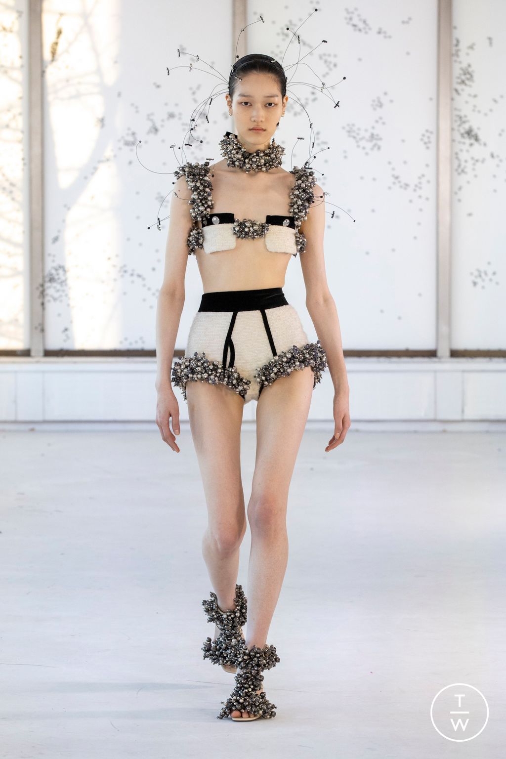 Fashion Week New York Spring/Summer 2023 look 21 from the Area collection 女装