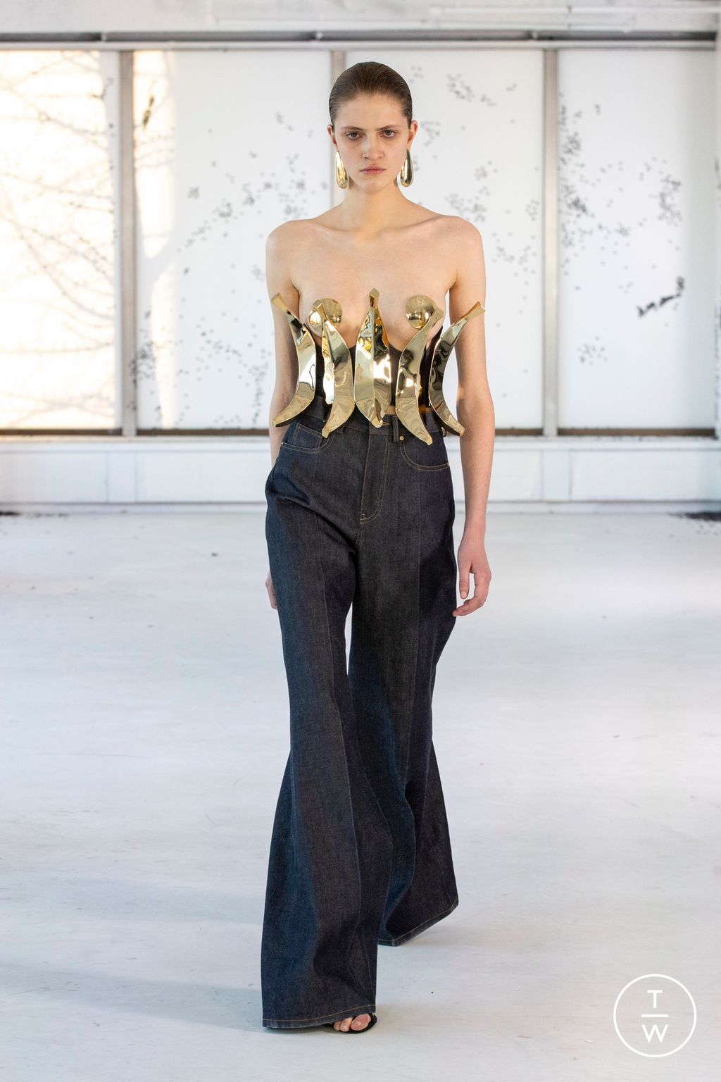 Fashion Week New York Spring/Summer 2023 look 30 from the Area collection womenswear