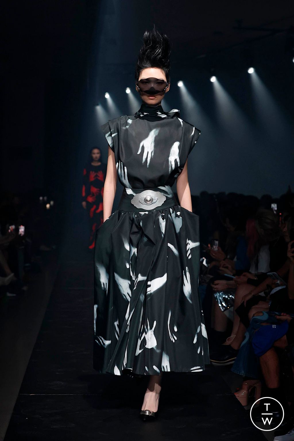 Fashion Week New York Fall/Winter 2024 look 12 from the Area collection womenswear