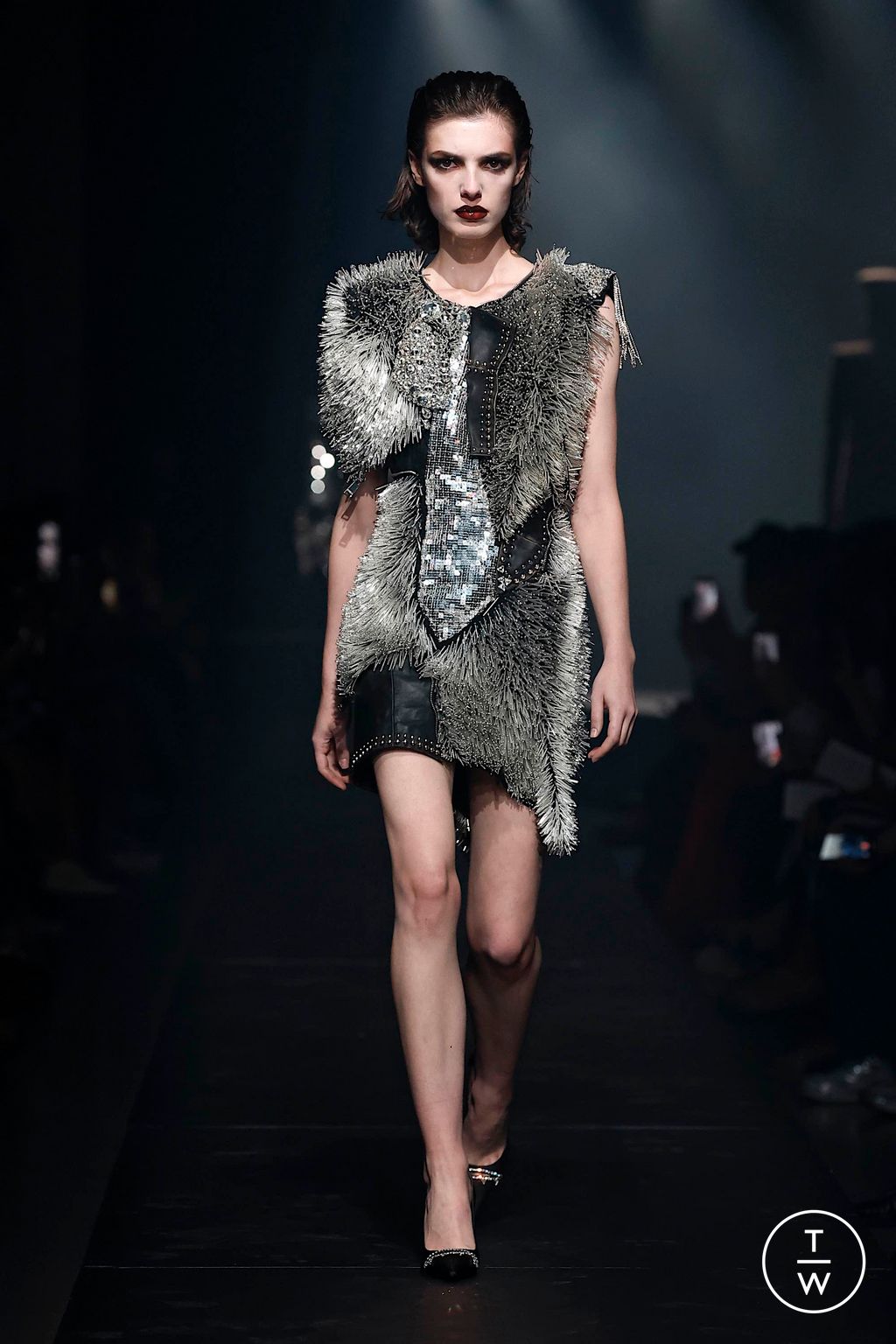Fashion Week New York Fall/Winter 2024 look 22 from the Area collection 女装