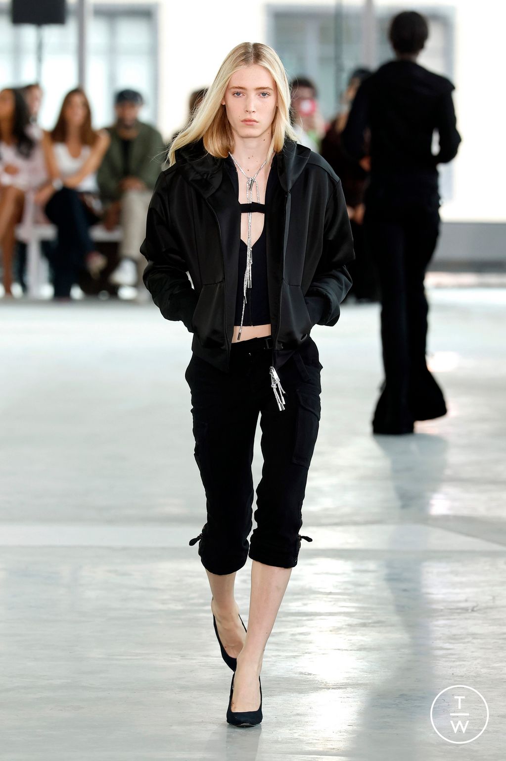 Fashion Week New York Spring/Summer 2026 look 1 from the Area collection womenswear
