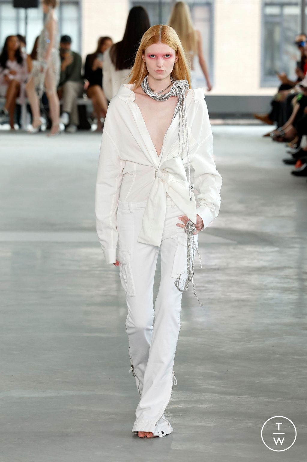 Fashion Week New York Spring/Summer 2026 look 7 de la collection Area womenswear