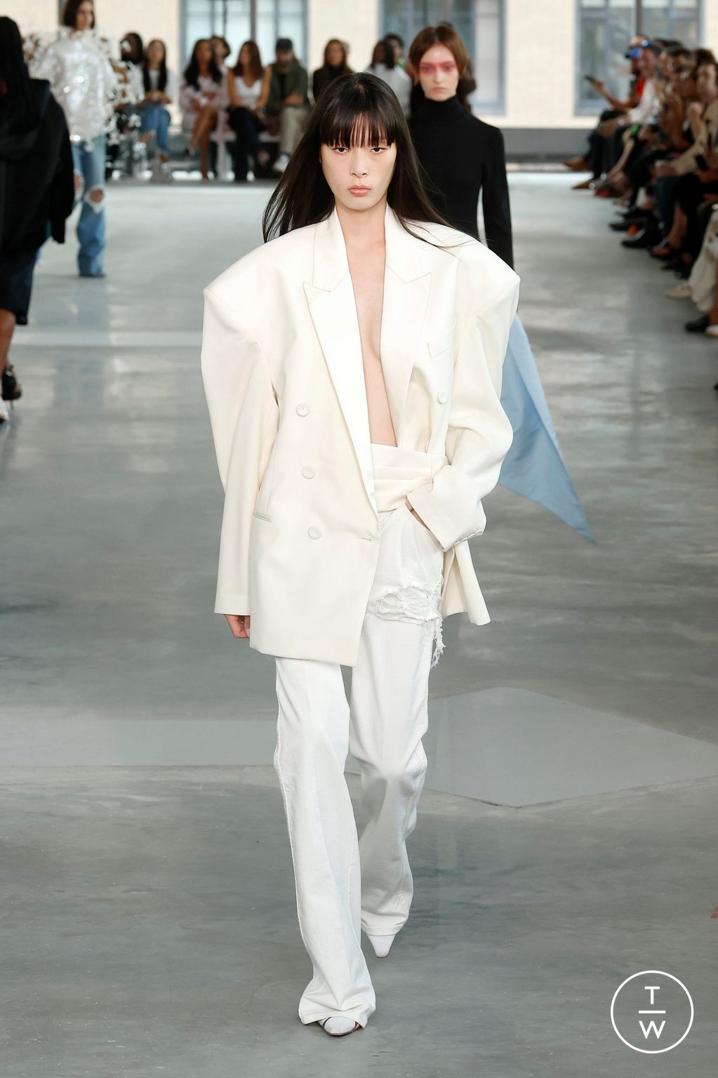 Fashion Week New York Spring/Summer 2026 look 12 de la collection Area womenswear