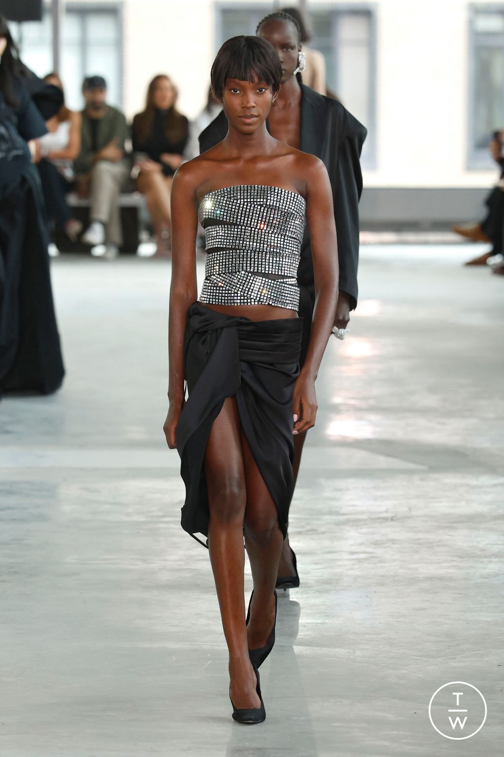 Fashion Week New York Spring/Summer 2026 look 30 from the Area collection womenswear