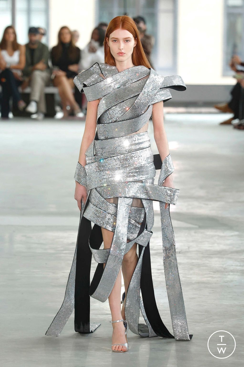 Fashion Week New York Spring/Summer 2026 look 35 from the Area collection womenswear