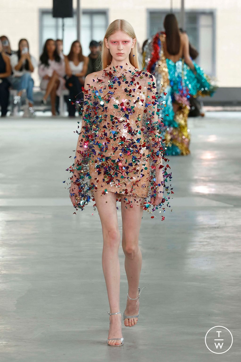 Fashion Week New York Spring/Summer 2026 look 39 from the Area collection womenswear