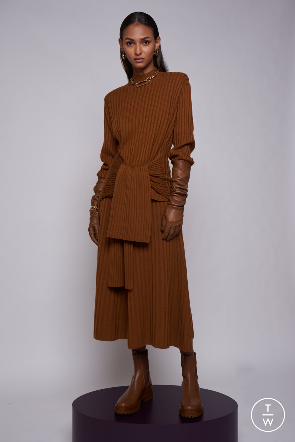 Fashion Week New York Fall/Winter 2021 look 10 de la collection Arias womenswear