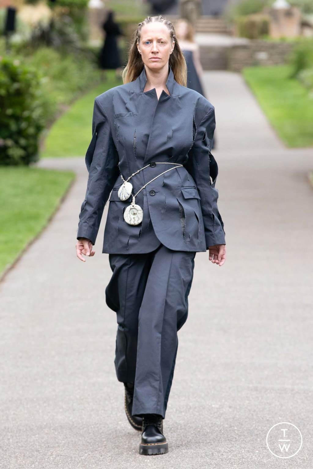 Fashion Week London Spring/Summer 2021 look 14 from the Art School collection womenswear