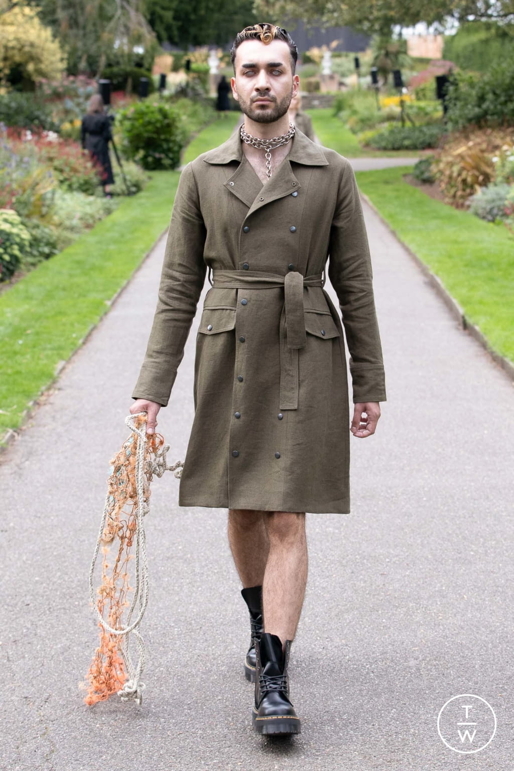 Fashion Week London Spring/Summer 2021 look 28 from the Art School collection 女装