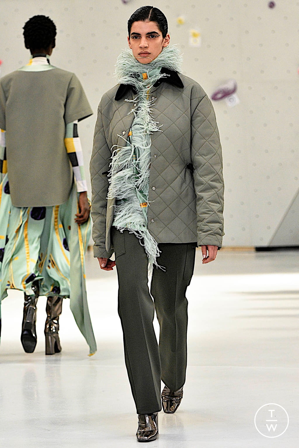 Fashion Week Milan Fall/Winter 2019 look 14 from the Arthur Arbesser collection womenswear
