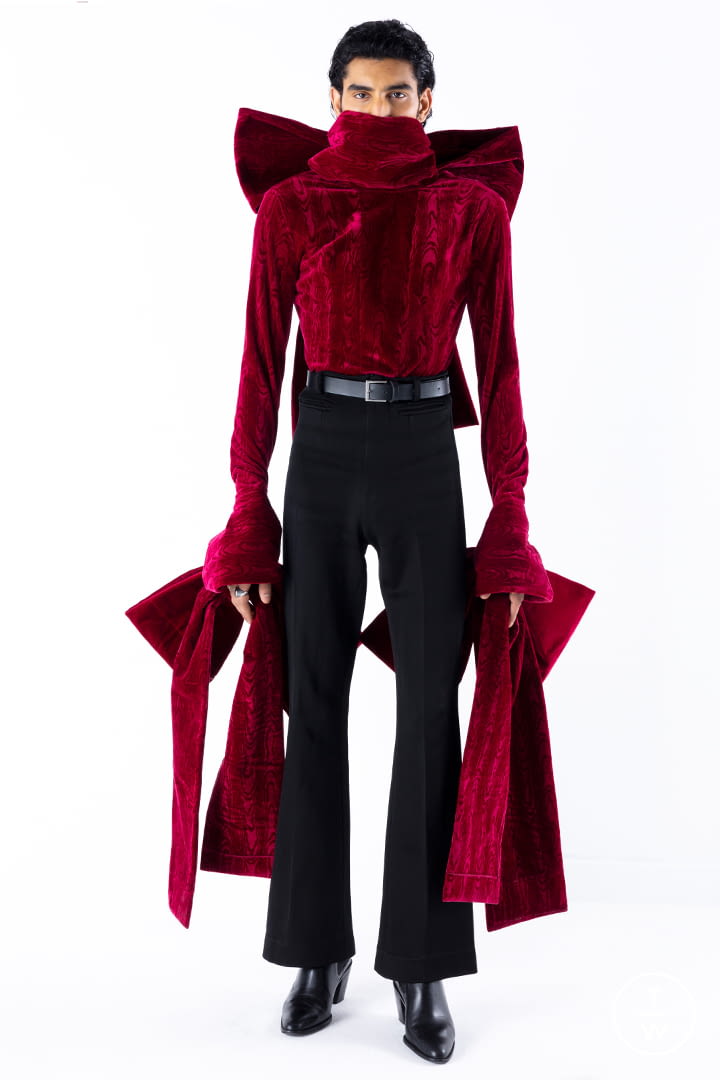Fashion Week Paris Fall/Winter 2021 look 4 de la collection ARTURO OBEGERO menswear