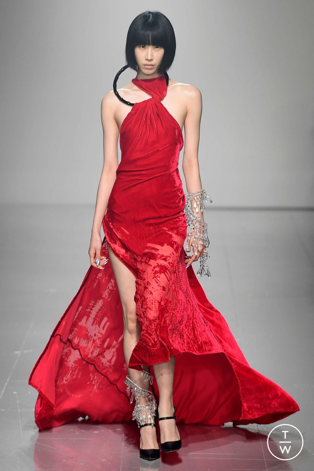 Fashion Week London Fall/Winter 2023 look 1 de la collection Asai womenswear
