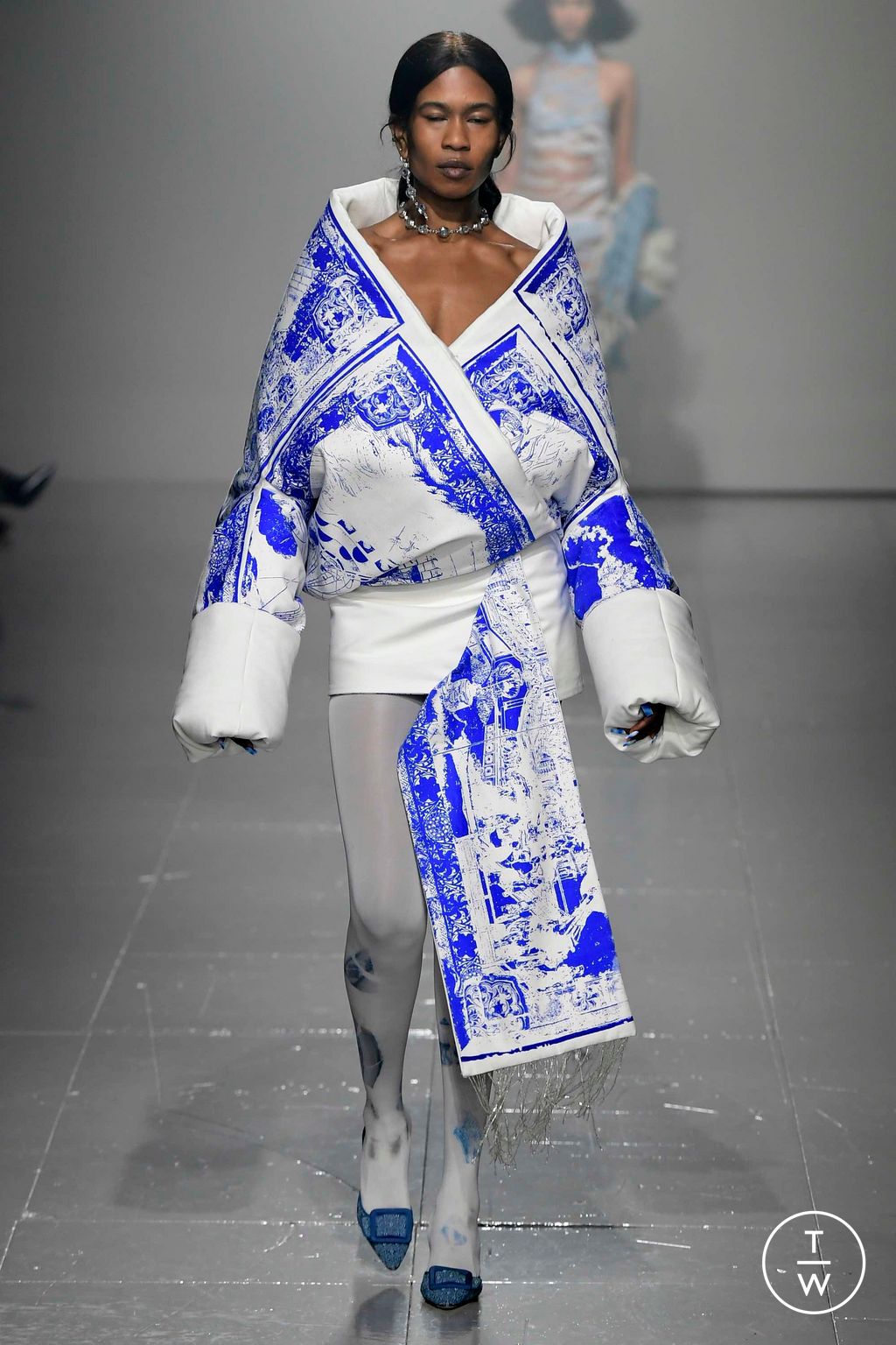 Fashion Week London Fall/Winter 2023 look 15 from the Asai collection 女装