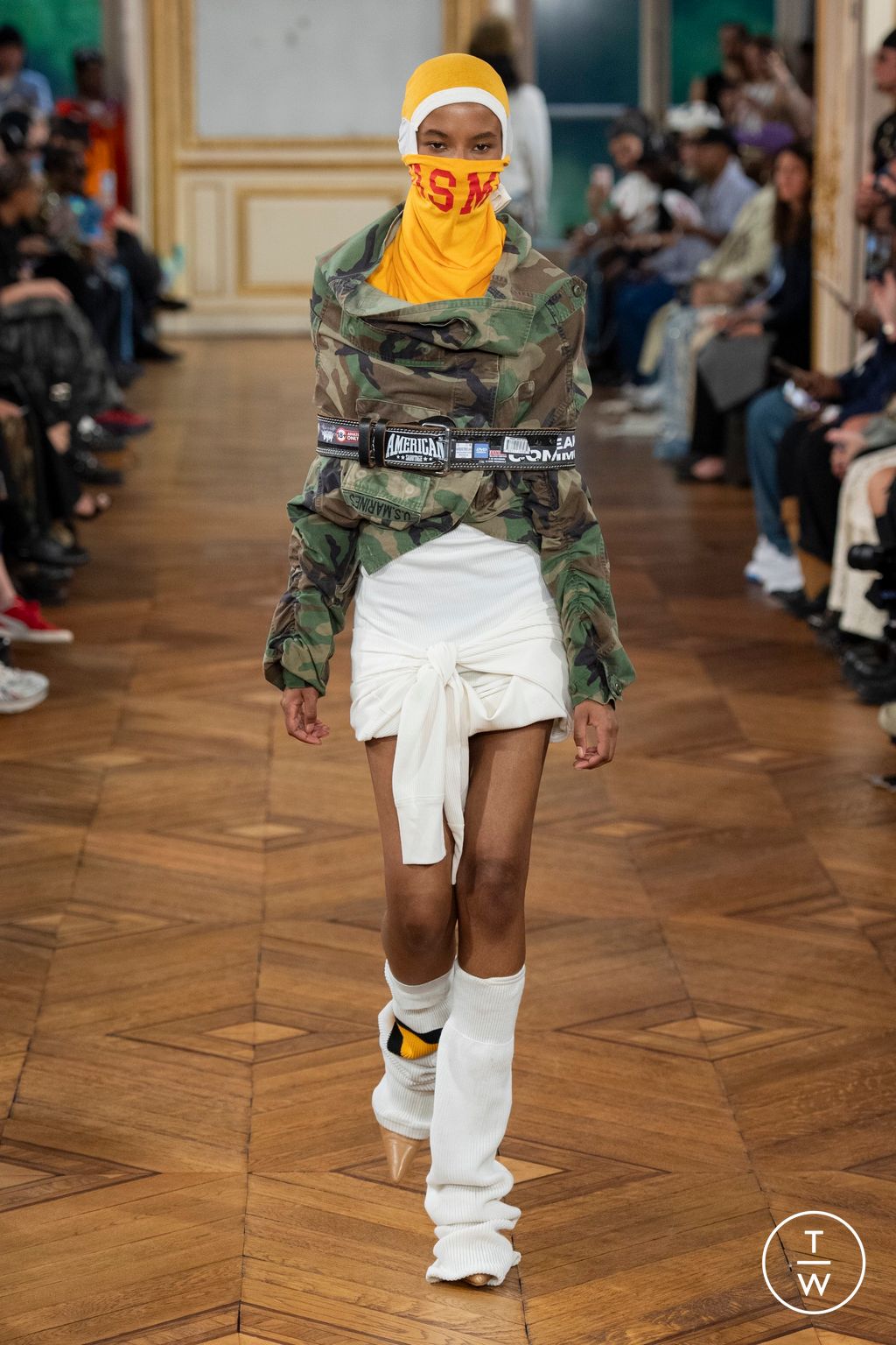 Fashion Week Paris Spring-Summer 2025 look 24 from the AWGE collection menswear