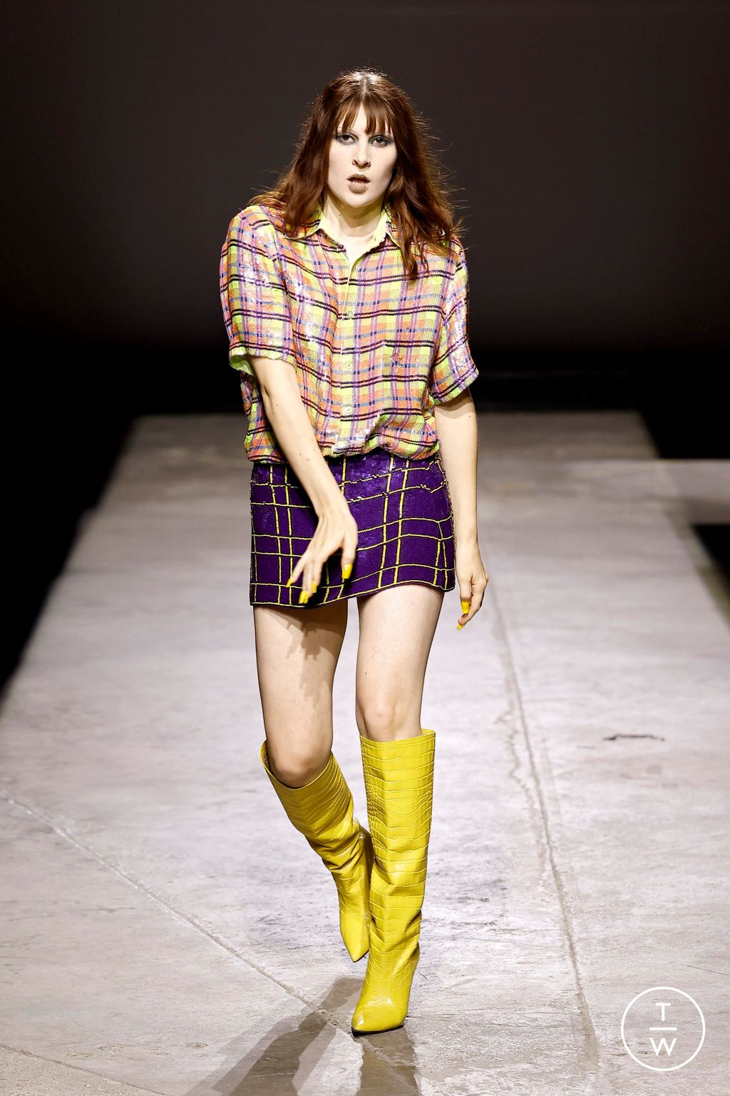 Fashion Week London Spring/Summer 2026 look 5 from the Ashish collection womenswear