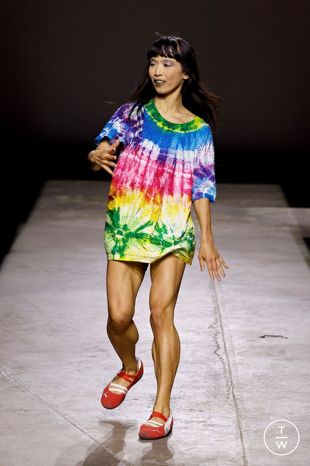 Fashion Week London Spring/Summer 2026 look 12 from the Ashish collection womenswear