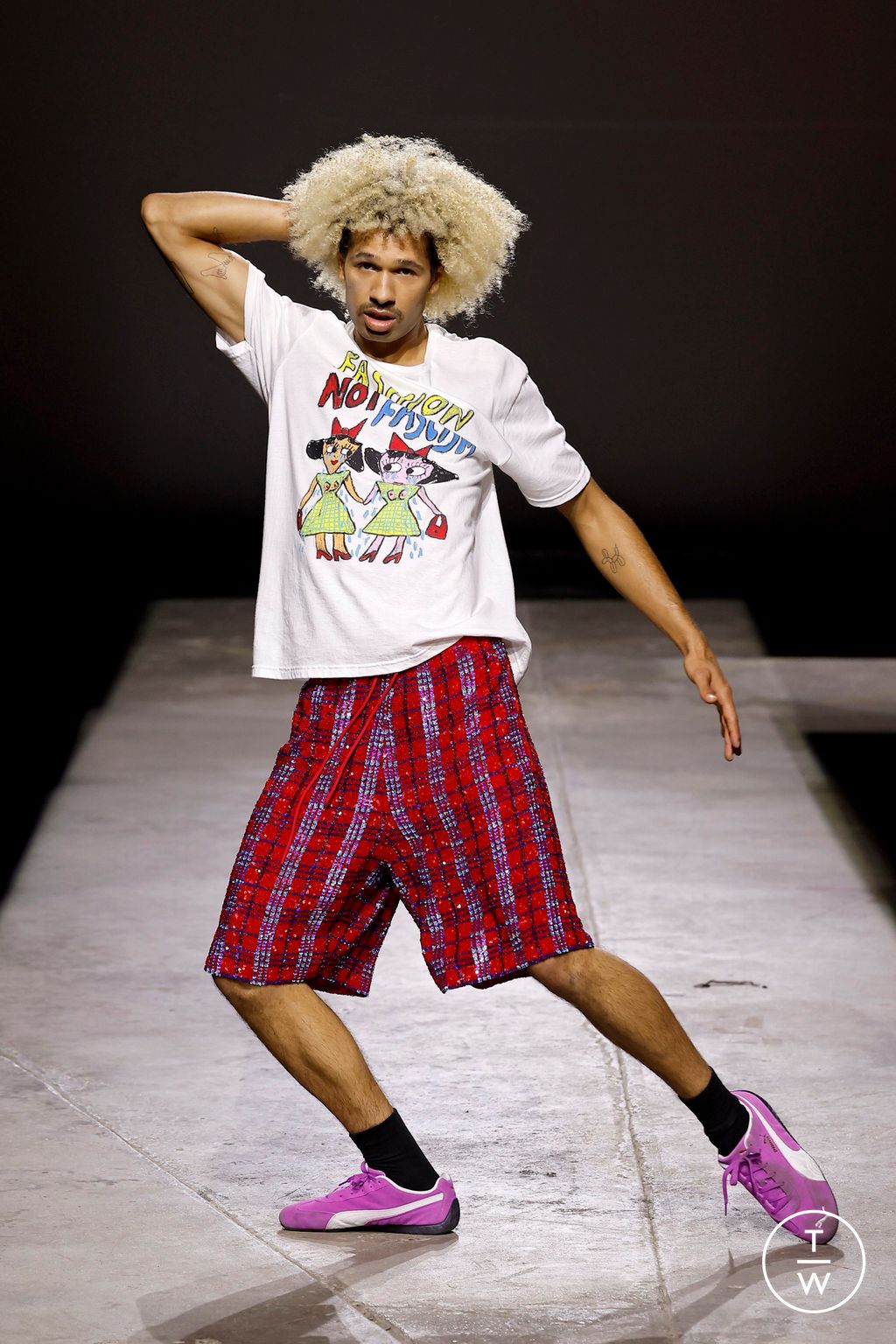 Fashion Week London Spring/Summer 2026 look 13 from the Ashish collection womenswear