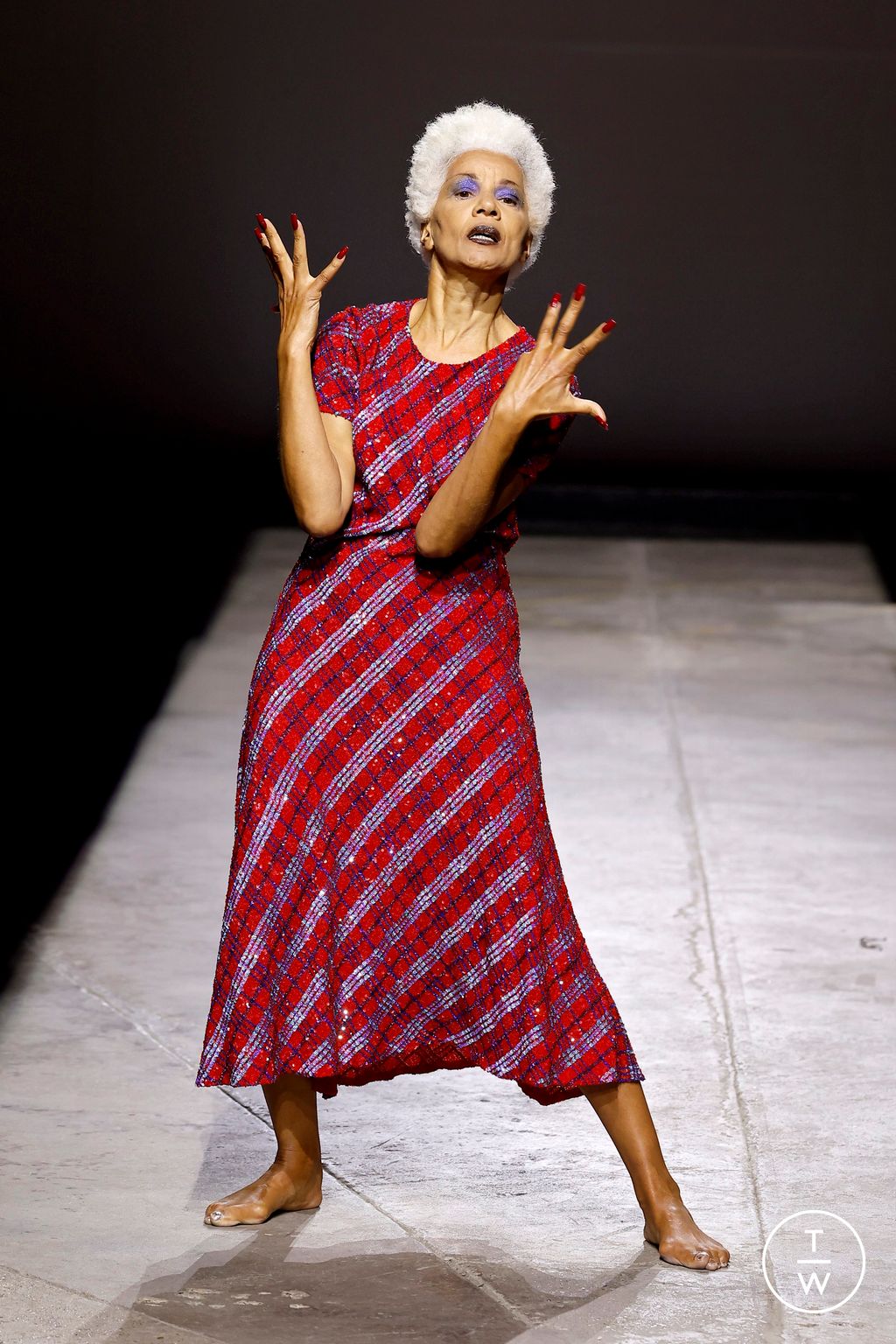 Fashion Week London Spring/Summer 2026 look 18 from the Ashish collection womenswear