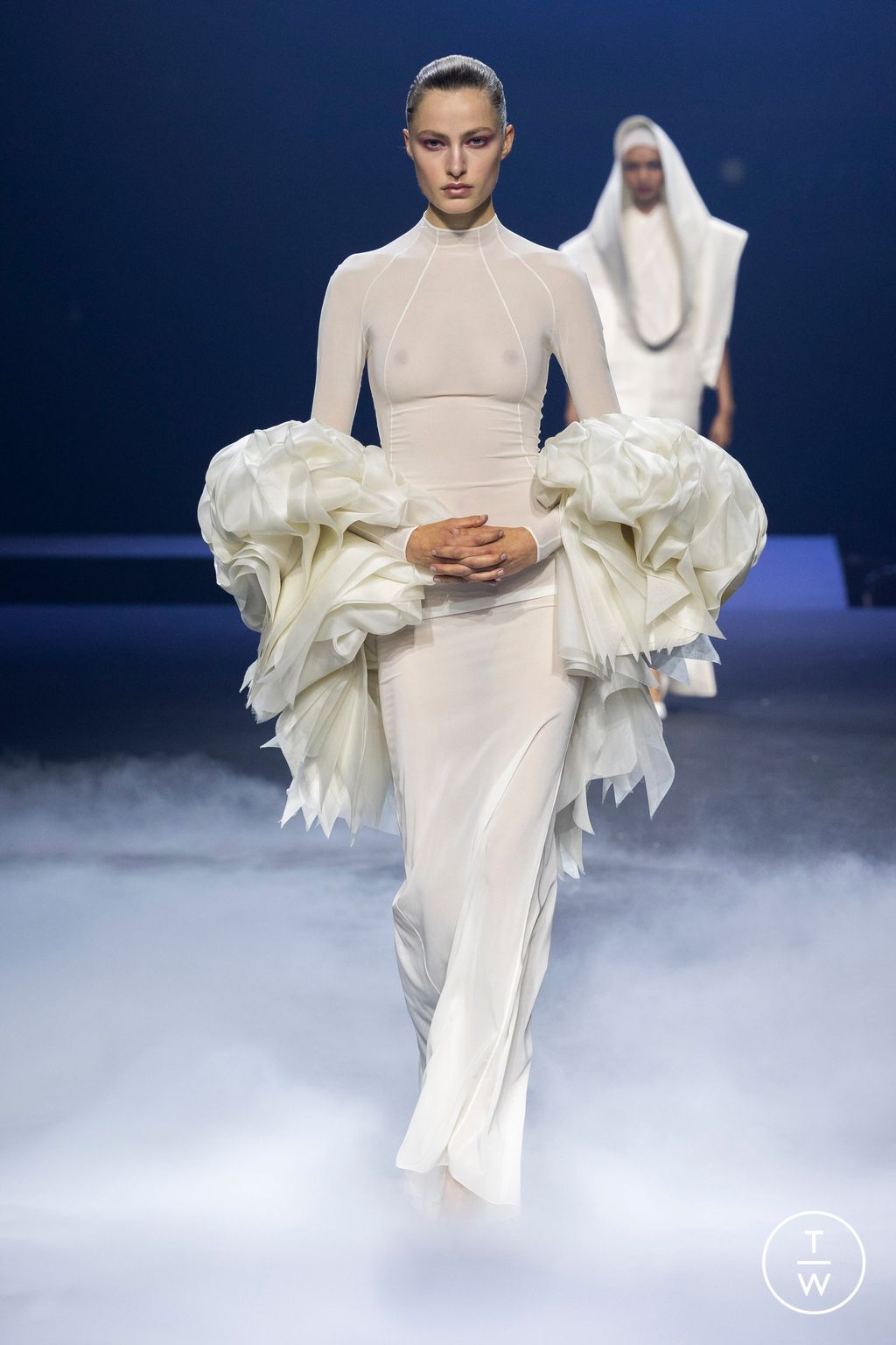 Fashion Week Paris Fall/Winter 2023 look 24 from the Ashi Studio collection couture