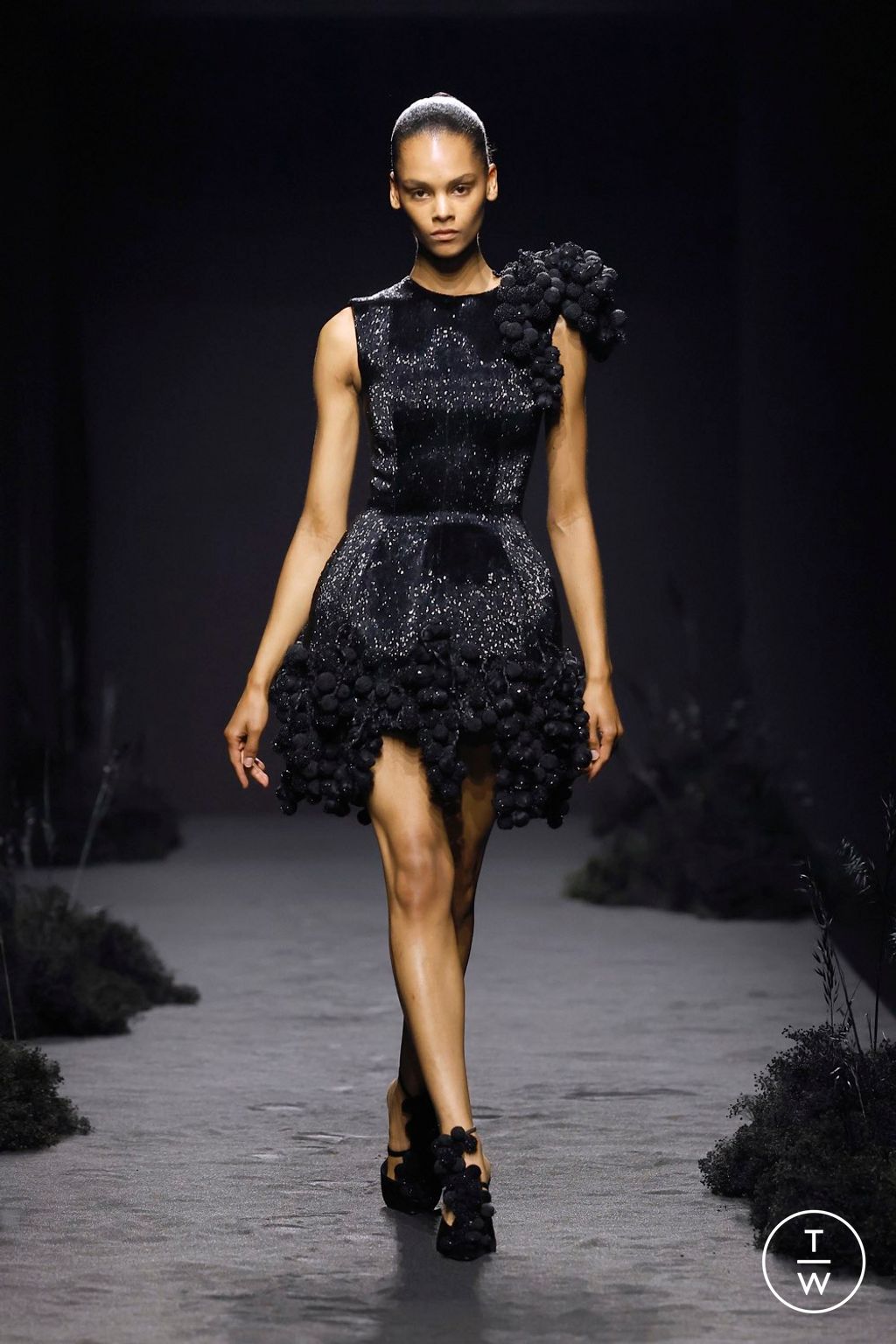 Fashion Week Paris Fall/Winter 2024 look 6 from the Ashi Studio collection couture