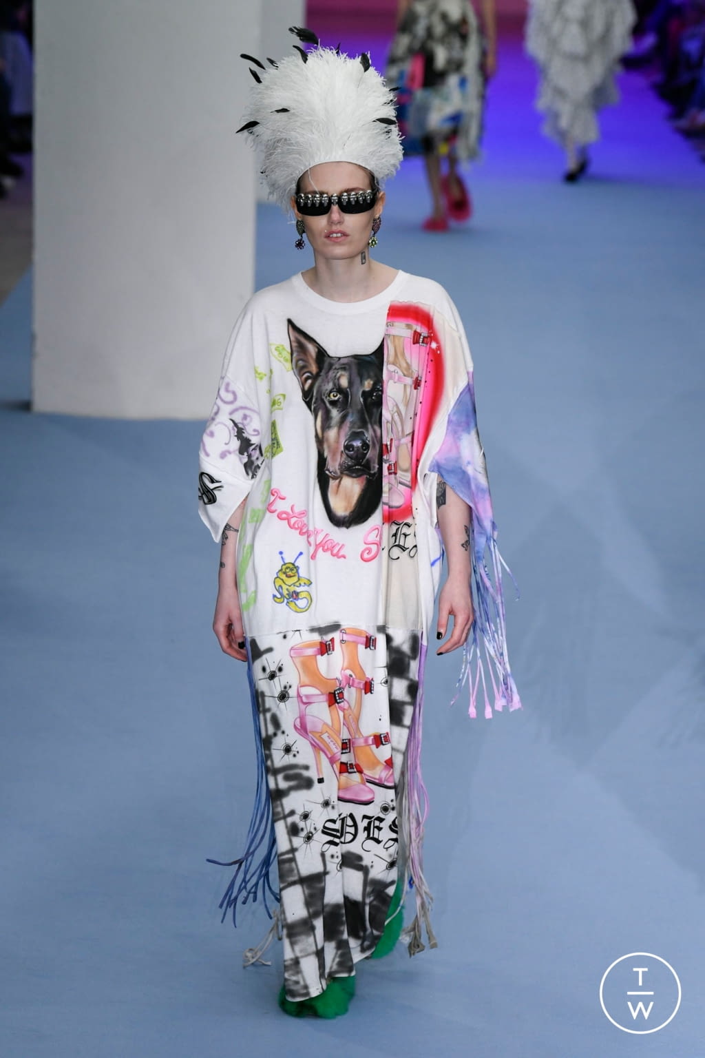 Fashion Week London Fall/Winter 2020 look 38 from the Ashley Williams collection womenswear