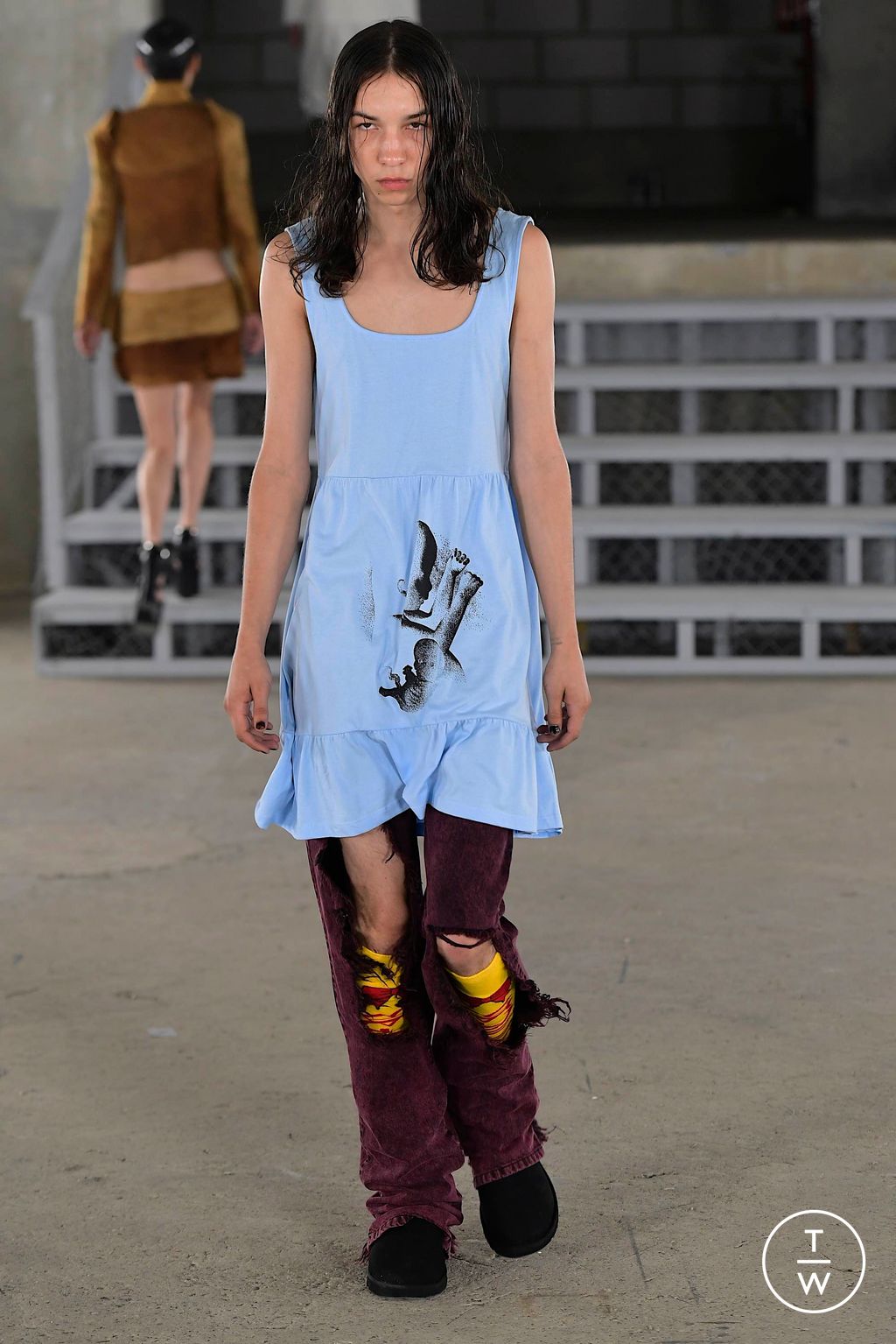Fashion Week London Spring/Summer 2024 look 8 from the Ashley Williams collection womenswear