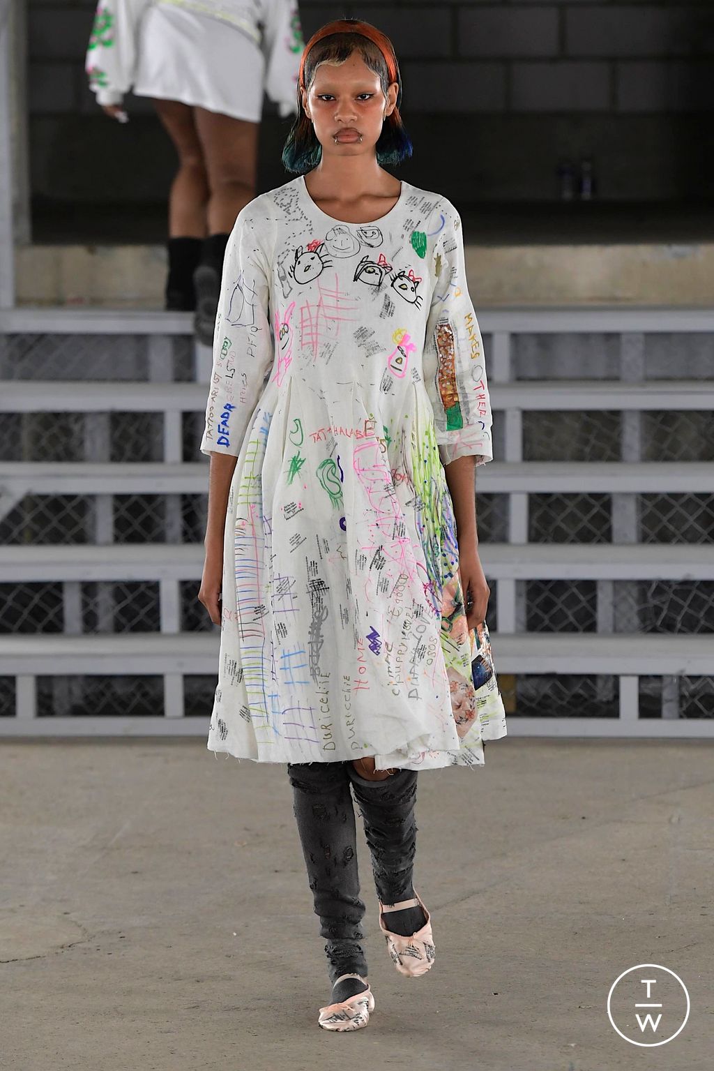 Fashion Week London Spring/Summer 2024 look 19 from the Ashley Williams collection womenswear
