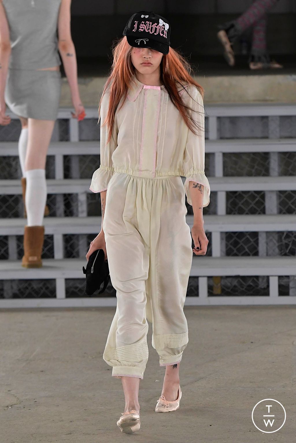 Fashion Week London Spring/Summer 2024 look 43 from the Ashley Williams collection womenswear