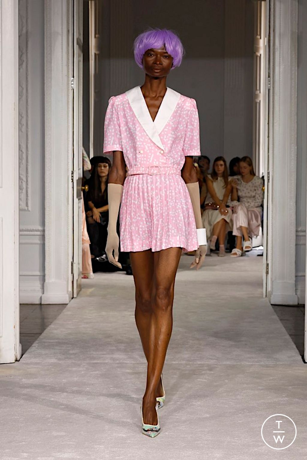 Fashion Week London Spring/Summer 2026 look 40 from the Ashley Williams collection womenswear