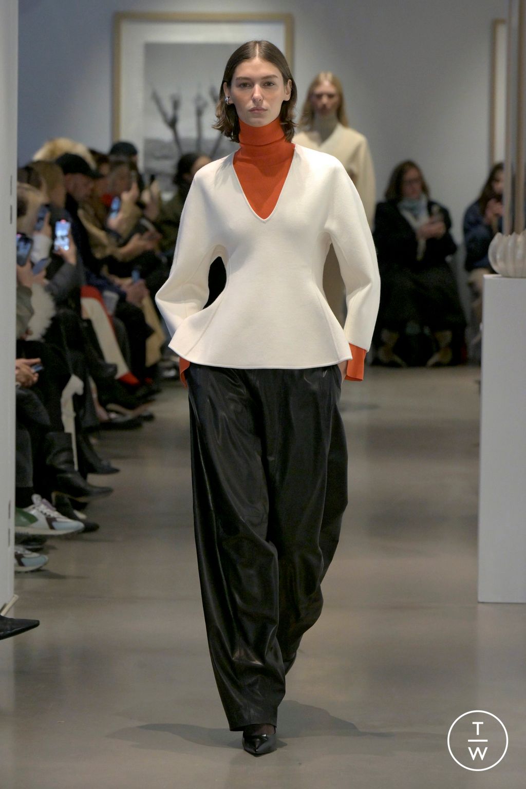 Fashion Week New York Fall/Winter 2025 look 1 from the Ashlyn collection womenswear