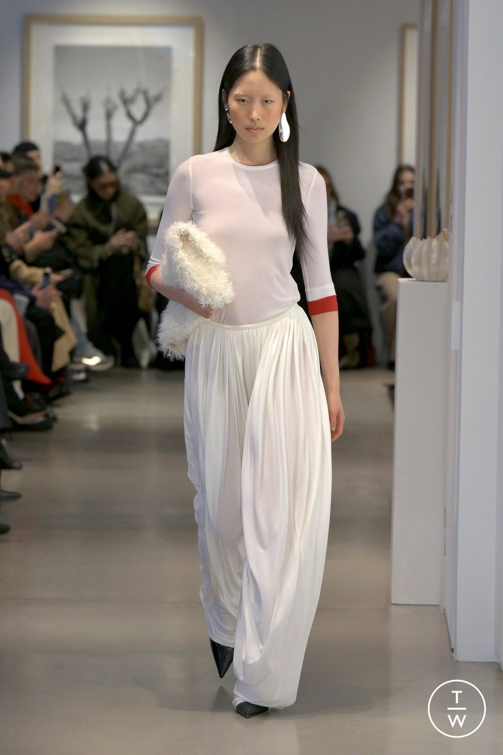 Fashion Week New York Fall/Winter 2025 look 6 from the Ashlyn collection womenswear