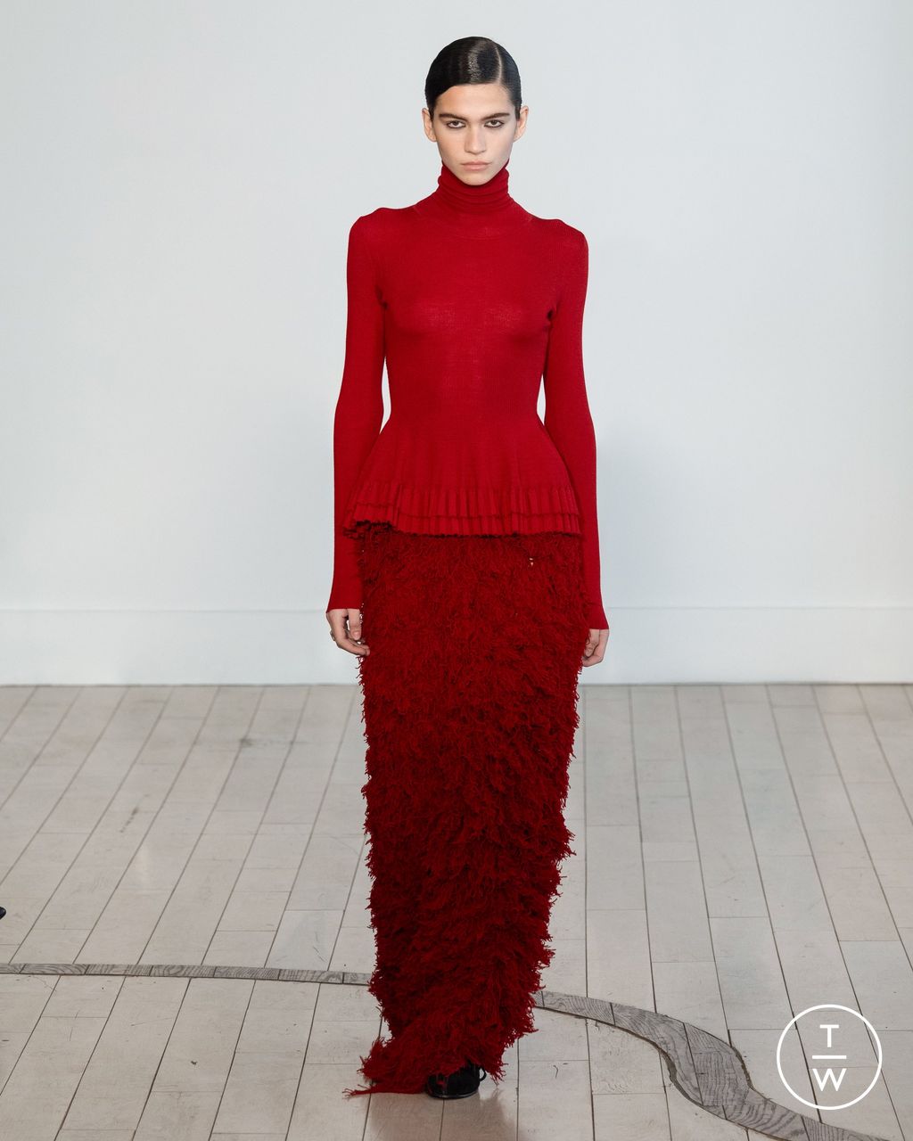 Fashion Week New York Fall/Winter 2026 look 17 from the Ashlyn collection womenswear