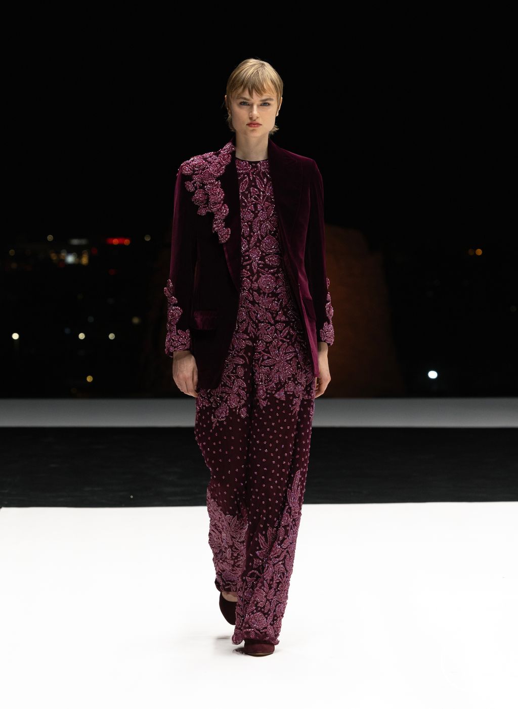 Fashion Week Paris Spring/Summer 2025 look 3 from the Ashwaq Almarshad Couture - Saudi 100 collection womenswear