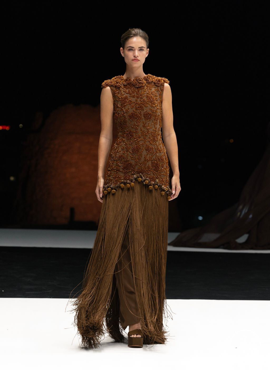 Fashion Week Paris Spring/Summer 2025 look 5 de la collection Ashwaq Almarshad Couture - Saudi 100 womenswear