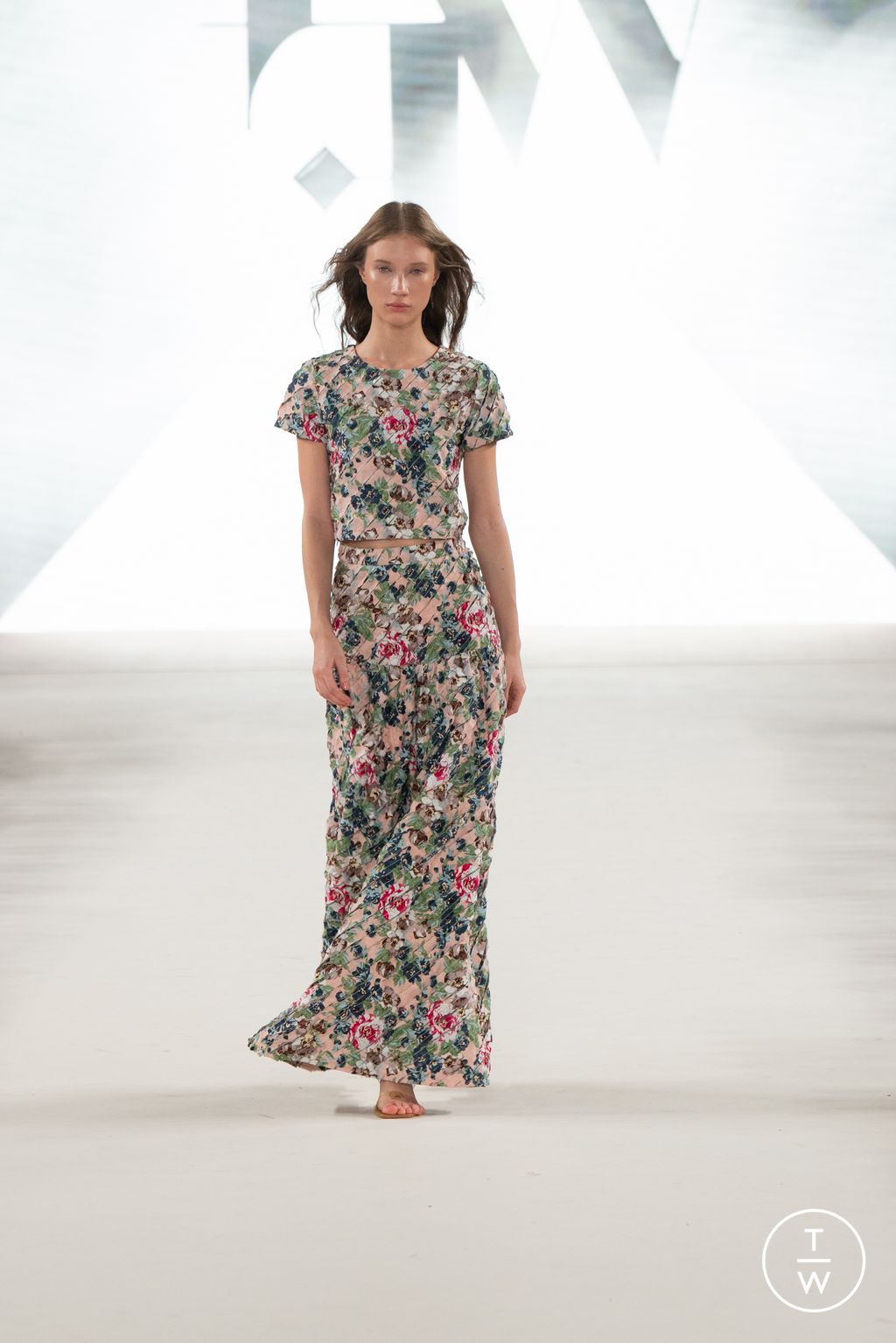 Fashion Week Paris Spring/Summer 2025 look 5 from the Kaf by Kaf - Saudi 100 collection womenswear