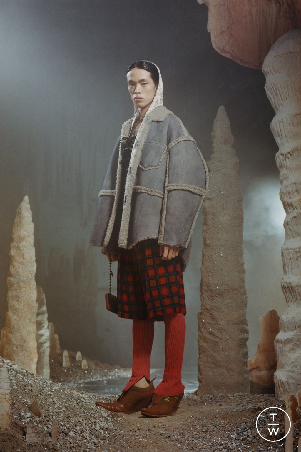 Fashion Week Paris Fall/Winter 2023 look 13 from the Acne Studios collection 男装