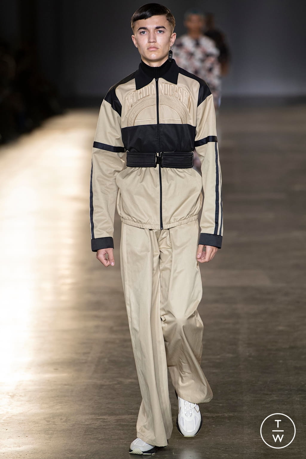 Fashion Week London Fall/Winter 2020 look 11 from the Astrid Andersen collection menswear