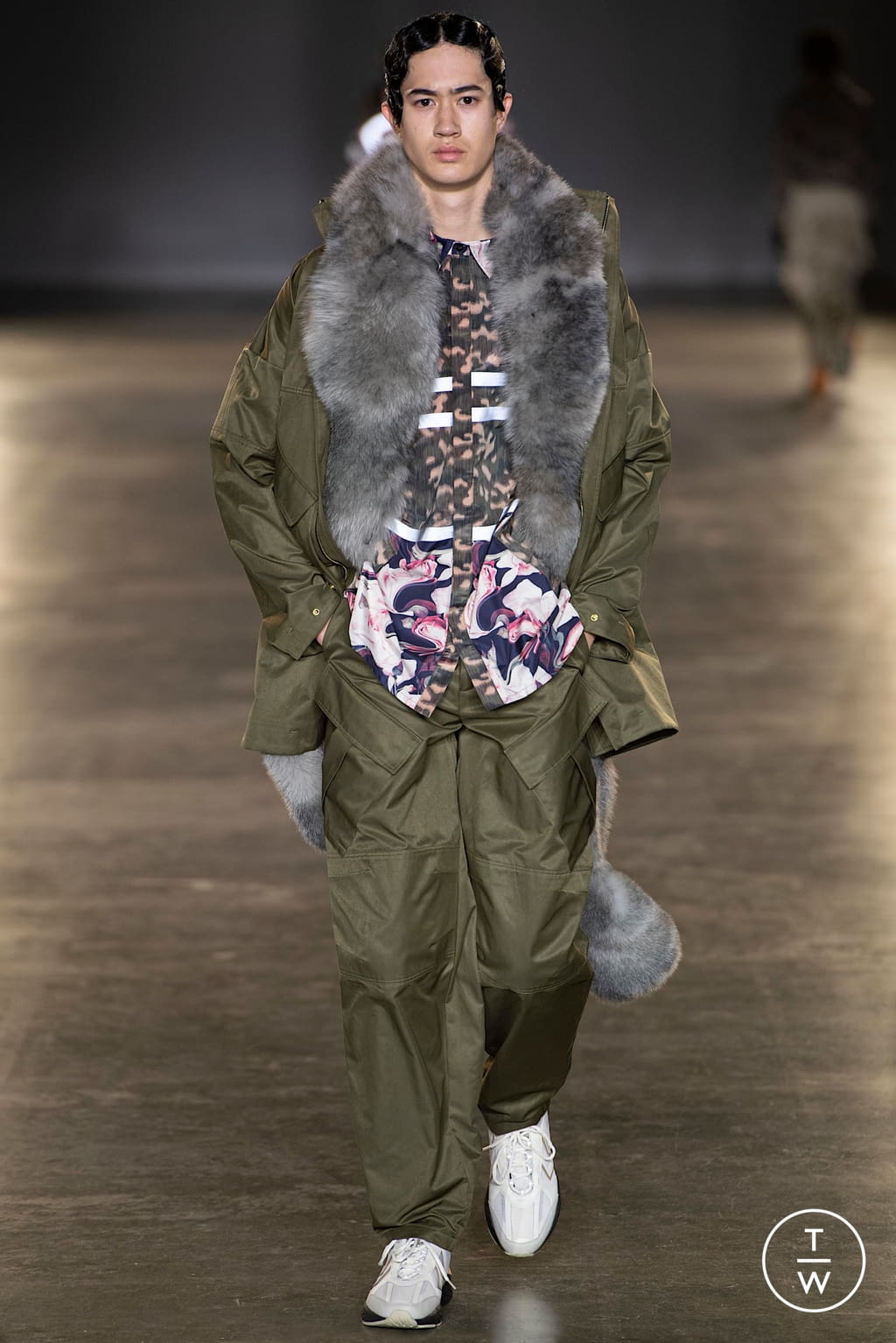 Fashion Week London Fall/Winter 2020 look 21 from the Astrid Andersen collection menswear