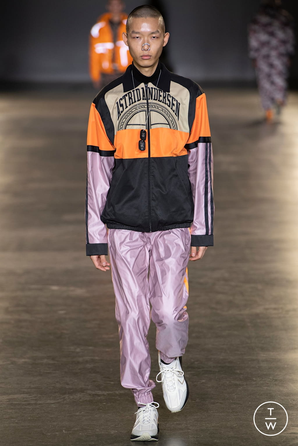 Fashion Week London Fall/Winter 2020 look 24 from the Astrid Andersen collection menswear