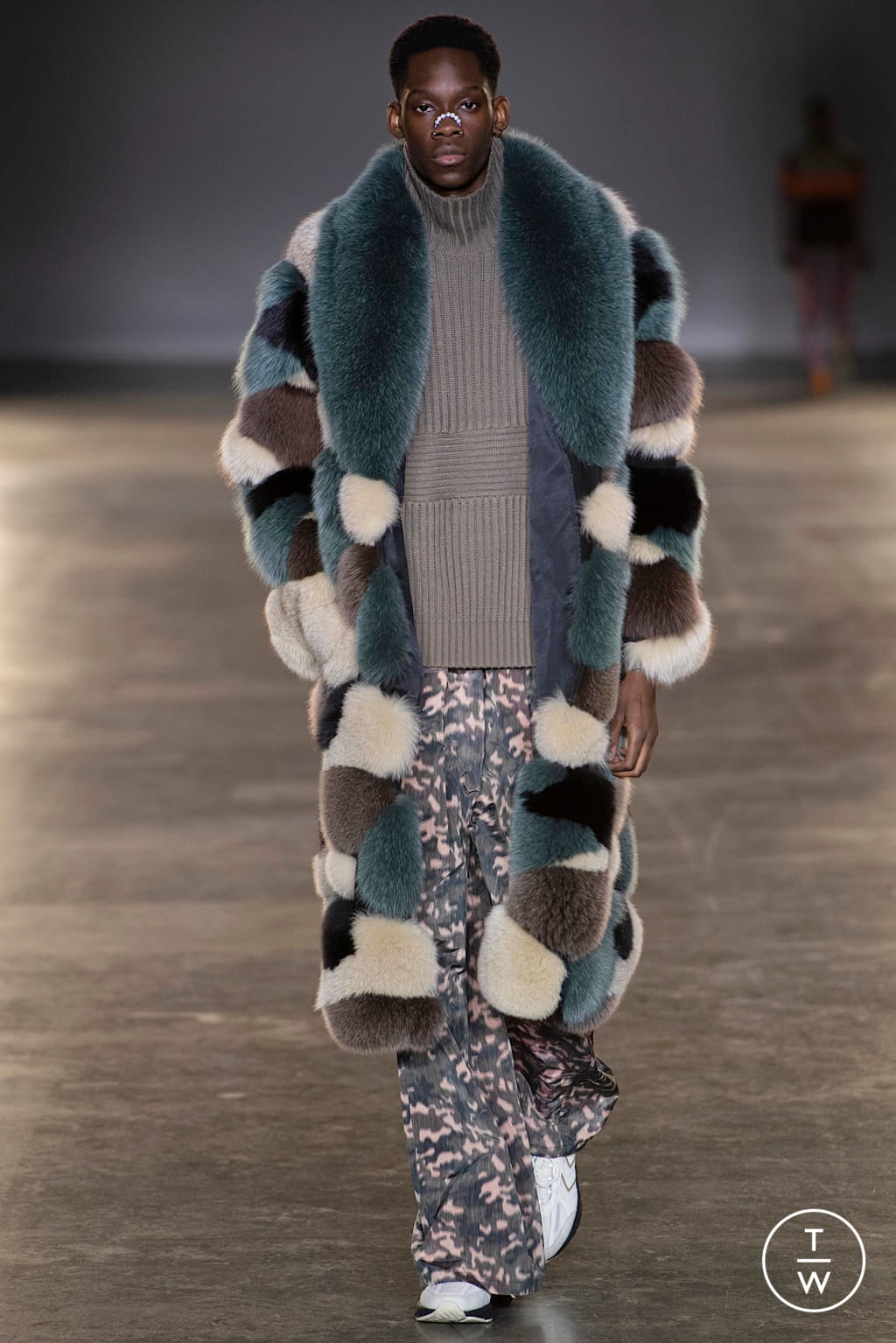 Fashion Week London Fall/Winter 2020 look 26 de la collection Astrid Andersen menswear