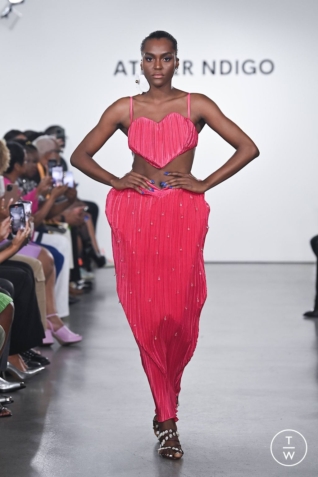 Fashion Week New York Spring/Summer 2024 look 1 de la collection Atelier Ndigo womenswear