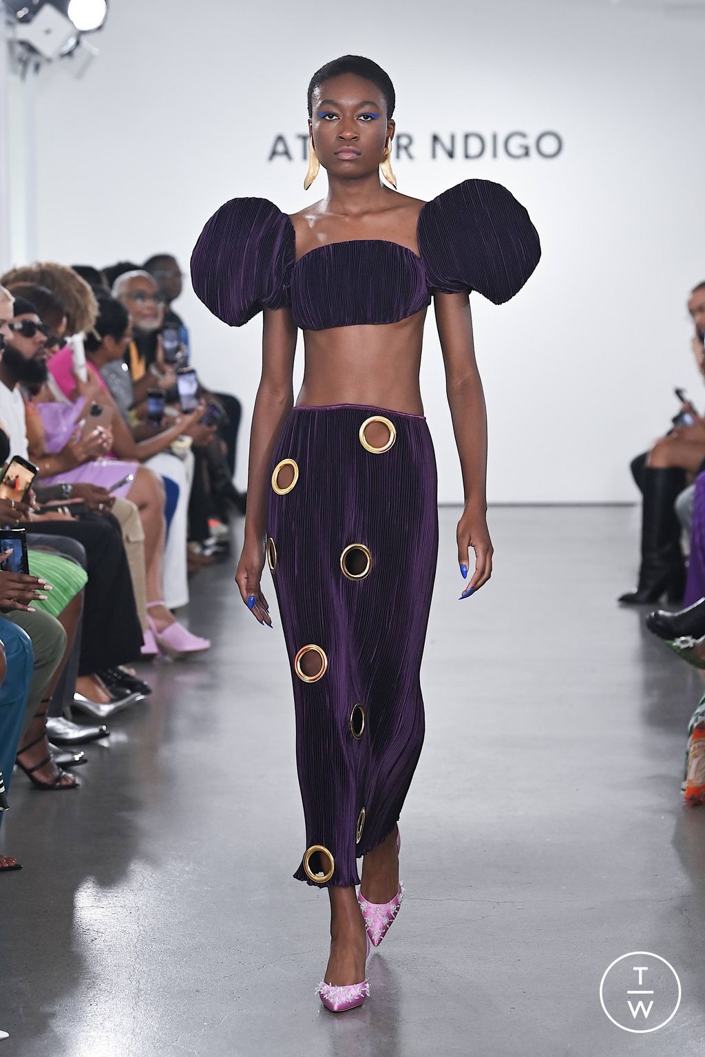 Fashion Week New York Spring/Summer 2024 look 3 de la collection Atelier Ndigo womenswear