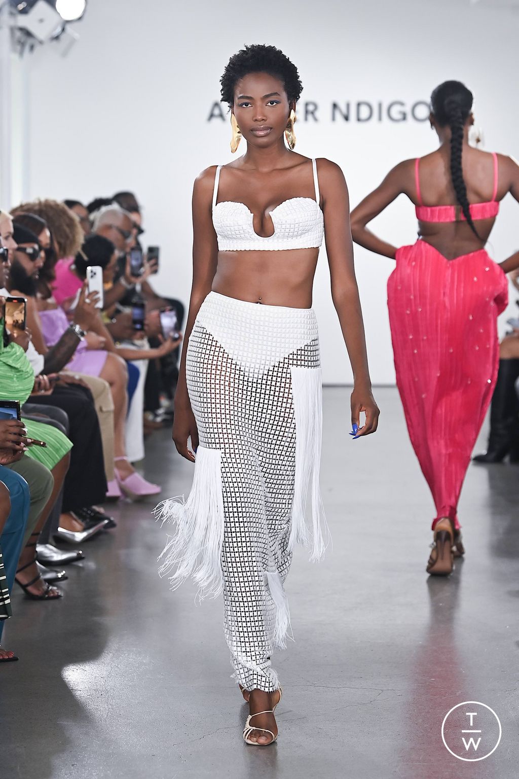 Fashion Week New York Spring/Summer 2024 look 4 de la collection Atelier Ndigo womenswear
